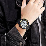 Чоловічий годинник Skmei 1632GDWT Gold-White, фото 3