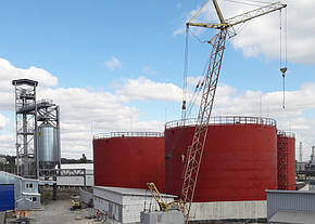 Виробництво резервуарів для зберігання рослинної олії