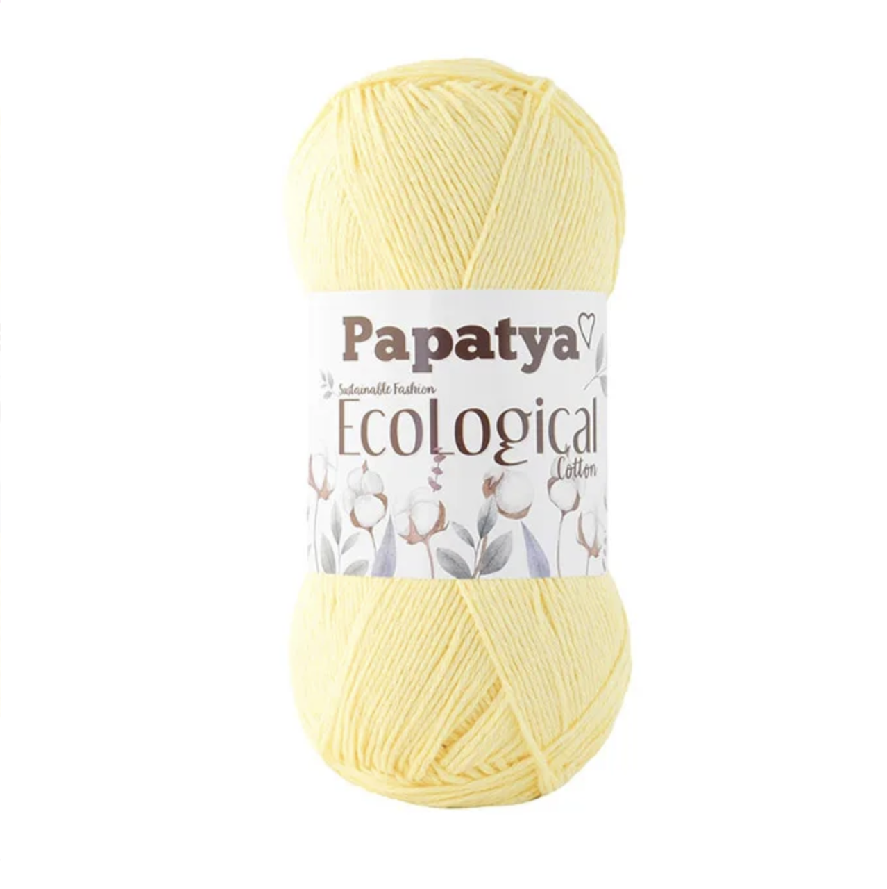 PAPATYA ECOLOGICAL COTTON (Папатя Еколоджикал Коттон) №706 блідо-жовтий (Пряжа бавовна, нитки для в'язання), фото 1