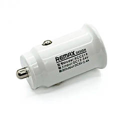 Автозарядний адаптер Remax Roki Series RCC219 2.4A (білий)