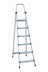 Драбина металева MasterTool 79-1056 "МАЙСТЕР" 6 ступенів, h=1250 мм, max 150 кг