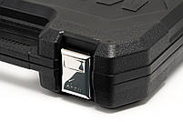 Набір насадок торцевих MasterTool 78-5108, CrV 1/4" і 1/2", тріскачка 72Т, 108 шт, кейс, фото 8