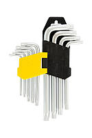 Ключі TORX MasterTool 75-0960, набір 9 шт CrV короткі (Т10-Т50 L55-133мм), фото 5