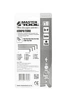 Ключі TORX MasterTool 75-0960, набір 9 шт CrV короткі (Т10-Т50 L55-133мм), фото 7