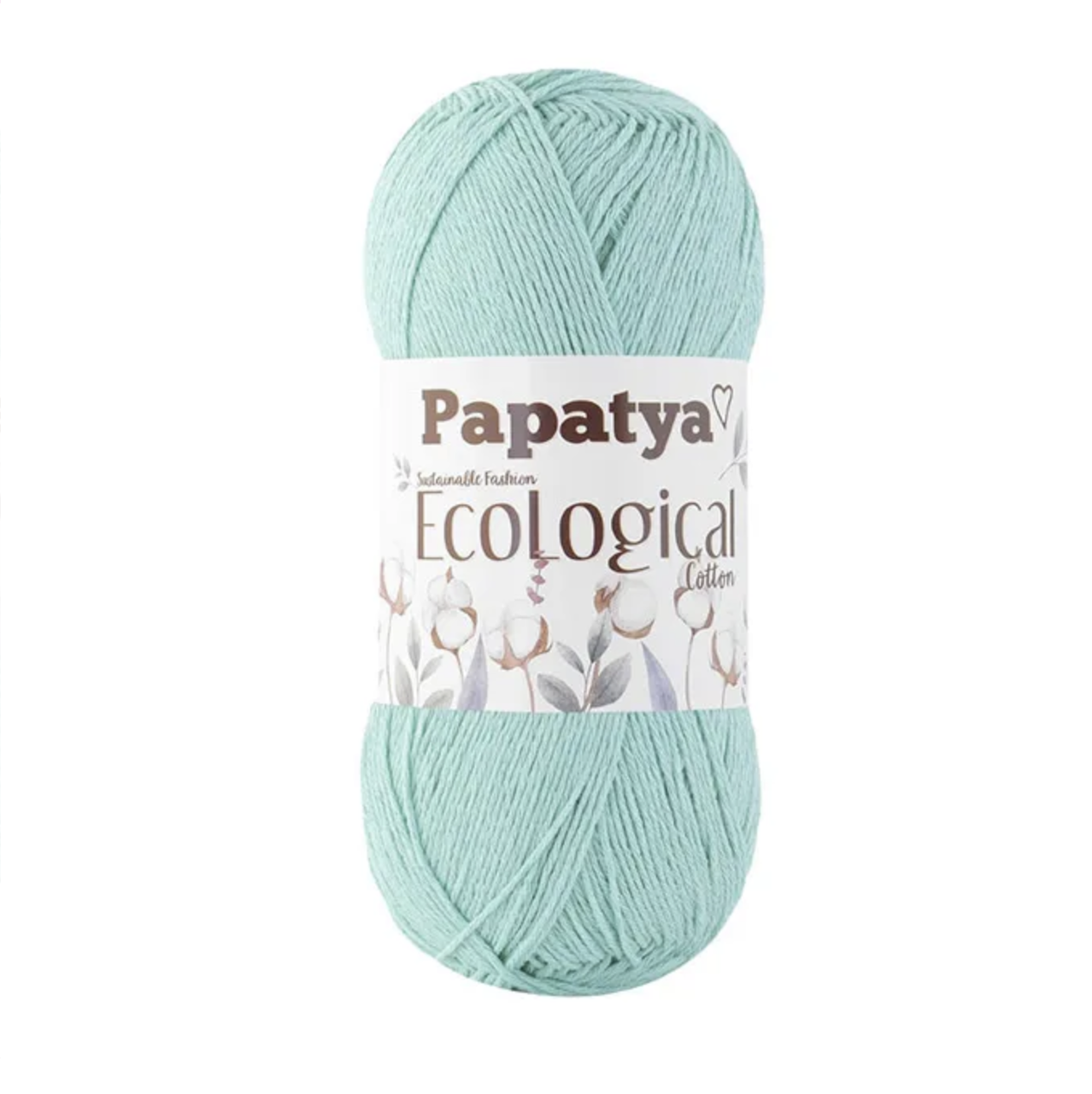 PAPATYA ECOLOGICAL COTTON (Папатя Еколоджикал Коттон) №804 ментол (Пряжа бавовна, нитки для в'язання), фото 1