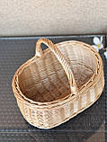 Корзина святкова з лози. Арт:0-187, фото 7