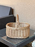 Корзина святкова з лози. Арт:0-187, фото 2