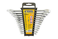 Ключі рожково-накидні MasterTool 71-2112, набір 12 шт (6-14,17,19,22), фото 3