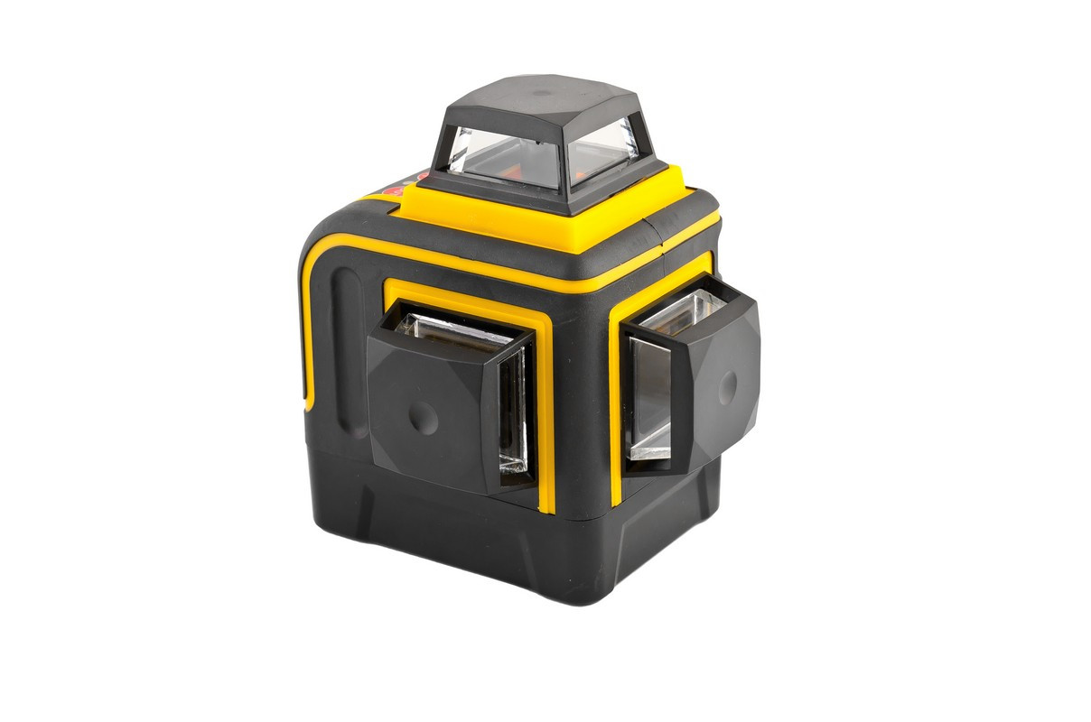 Рівень лазерний MasterTool 30-1912, H360+2*V360, 3 лазерні головки RED, 0.2 мм/м, 10м, Li-ion, сумка, фото 1