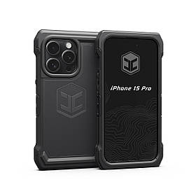 Чохол протиударний Juggernaut iPhone 15 Pro ENDVR Phone Case, Розмір: Small, Колір: Black, JG.ENDVR.IP15PRO-B
