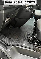 EVA ЭВА Колрики в Авто Renault Trafic 3 Коврики на передний задний ряд и Багажник Рено Трафик Виваро Примастар