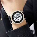 Чоловічий годинник Skmei 2082KHWT Khaki-White SALE, фото 3