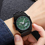 Чоловічий годинник Skmei 1816BKGNWT Black-Green-White, фото 3