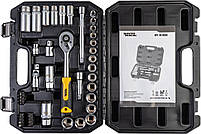 Набір ключів і насадок торцевих MASTERTOOL 78-3039, CRV 3/8" (39 шт.), фото 4