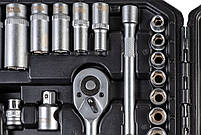 Набір ключів і насадок торцевих MASTERTOOL 78-3039, CRV 3/8" (39 шт.), фото 5