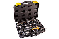 Набір насадок торцевих MASTERTOOL 78-4021-PF, PROFI CrV 1/2" 10-32 мм, тріскачка 72Т, 21 шт, кейс, фото 4