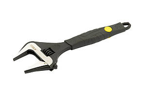 Ключ розвідний MASTERTOOL 200 мм 0-38 мм з прогумованою ручкою Cr-V 76-0322