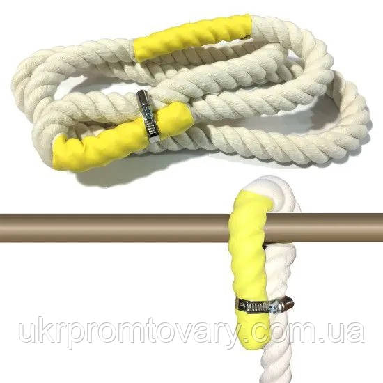 Канат для лазіння d=26 мм 3 метри гімнастичний з хомутом