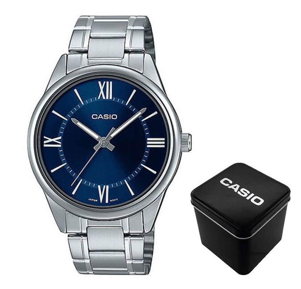 Чоловічий годинник Casio MTP-V005D-2B5, фото 1