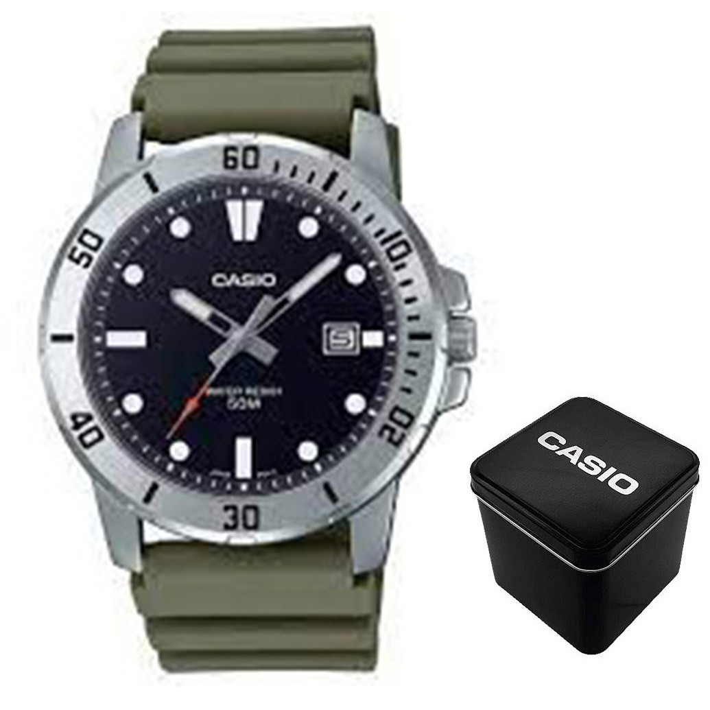 Чоловічий годинник Casio MTP-VD01-3E, фото 1