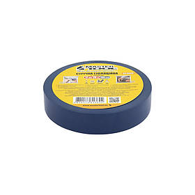 Стрічка ізоляційна MASTERTOOL 0.15 мм 17 мм 20 м 10 шт синя 44-9020