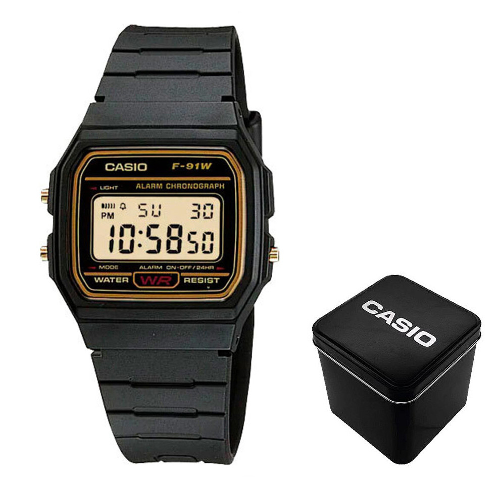 Чоловічий годинник Casio F-91WG-9Q, фото 1