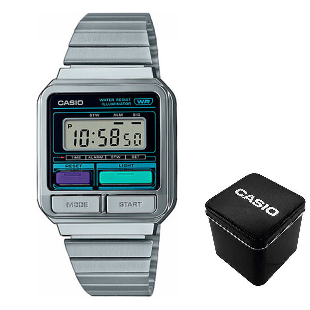 Чоловічий годинник Casio A120WE-1A, фото 1