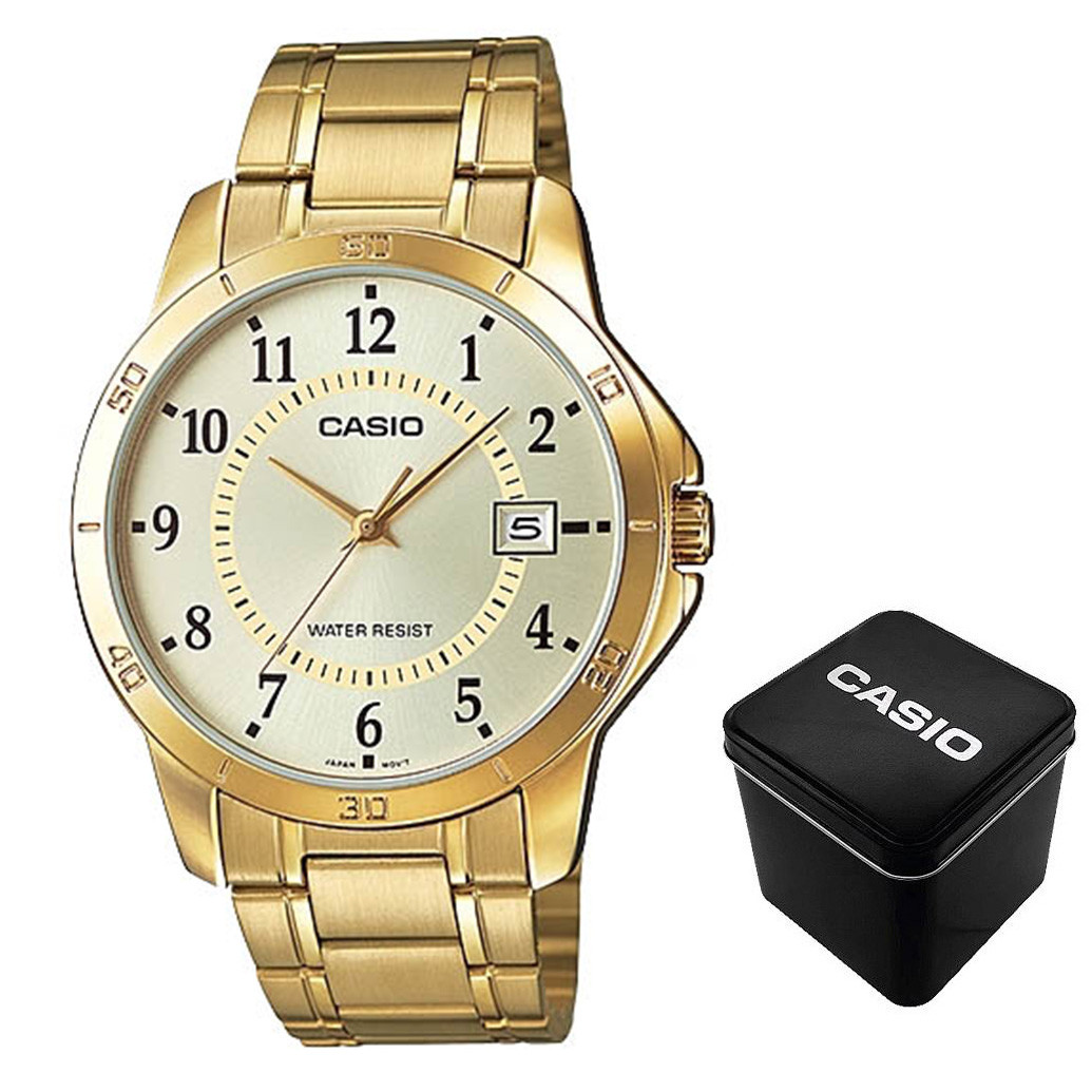 Чоловічий годинник Casio MTP-V004G-9B, фото 1
