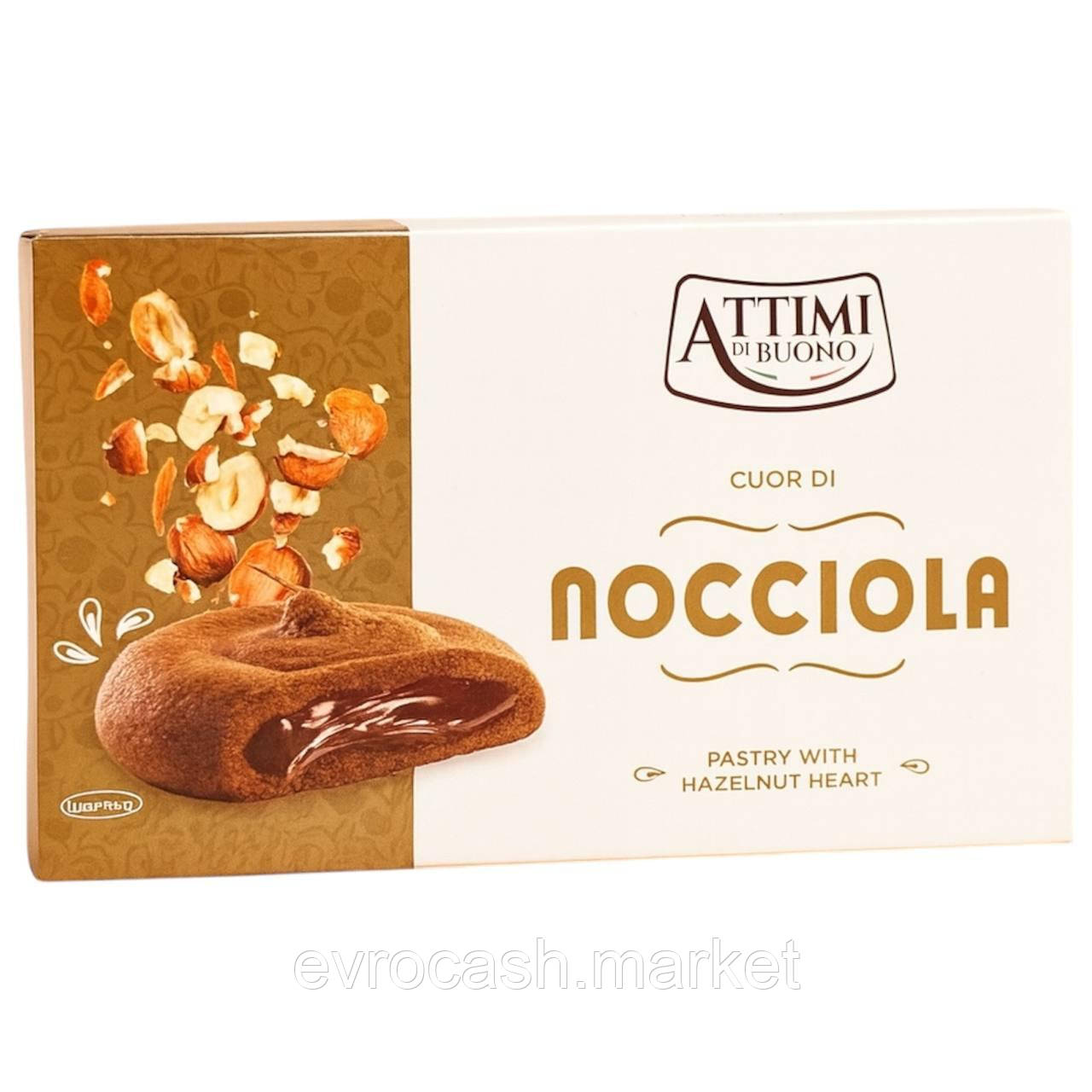 Печиво Attimi Di Buono з фундучною  начинкою 100 гр, фото 1