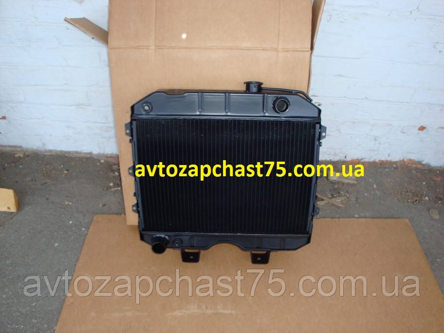 Радиатор УАЗ (2-х рядный , алюминиевый) - фото 3 - id-p337456896