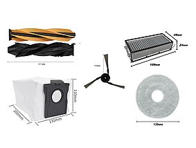 Набір розхідників №5 для робота-пилососа Dreame Bot X50 Ultra Complete / Master ( RLX85CE-6 / RLX86CE-1 / RLX85CE-4 ), фото 2