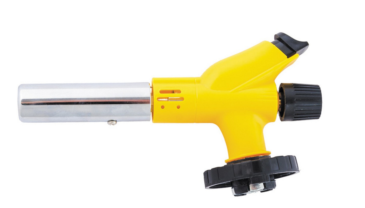 Пальник для газового балона MASTERTOOL "Прометей" з п'єзопідпалом Ø20 мм керамічний захист 1300 °C 44-5024, фото 1