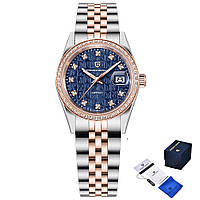 Жіночий годинник Pagani Design PD-1794L Silver-Rose Gold-Blue