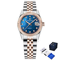 Жіночий годинник Pagani Design PD-1794L Silver-Rose Gold-Blue