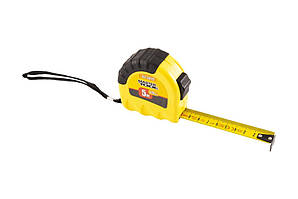 Рулетка MASTERTOOL "Shiftlock" 5 м 19 мм нейлонове покриття 62-5019