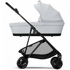 Коляска Cybex Melio 2 в 1 Carbon Fog Grey, фото 3