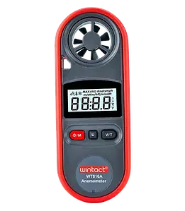 Анемометр цифровий 0,7-30 м/с, -10-45 °C WINTACT WT816A