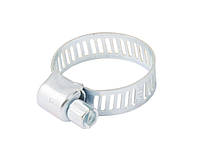 Хомут черв'ячний оцинкований MASTERTOOL American type 8.0 мм Ø18-32 мм 50 шт 20-1905, фото 2