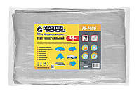 Тент MASTERTOOL 4х6 м 110 г/м2 срібло 79-7406, фото 5