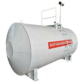 Резервуар для зберігання дизеля та бензину РГС 10 на 10000 літрів на підставках з документами