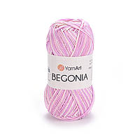 Yarnart BEGONIA MELANGE (Бегонія Меланж) №3051 рожевий (Бавовняна пряжа, нитки для в'язання)