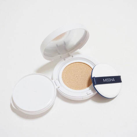 Тональний кушон для обличчя зволоження Missha Cushion Moist Up SPF 50 №21, 15 г (8809581449268), фото 1