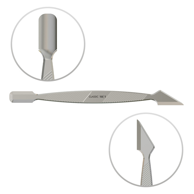 Лопатка манікюрна плоска Staleks CLASSIC 10 TYPE 1 (пушер + сокирка). P3-10-01 (Л-01), фото 1