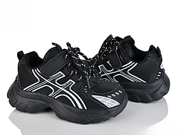 Стильні дитячі кросівки зі вставками