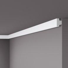 Плінтус для стелі NMC Wallstyl T40, ліпний декор з полімеру