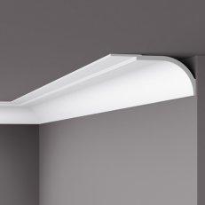 Плінтус для стелі NMC Wallstyl  WT22, ліпний декор з полімеру