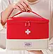 Аптечка органайзер сумка для ліків червона 26х21х12 см, фото 5
