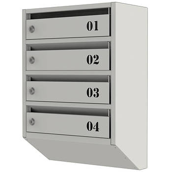 Поштова скринька «Стандарт» (ЯП-04) сіра