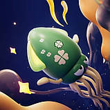Танцюючий музичний кальмар що світиться з вудкою Зелений, фото 4
