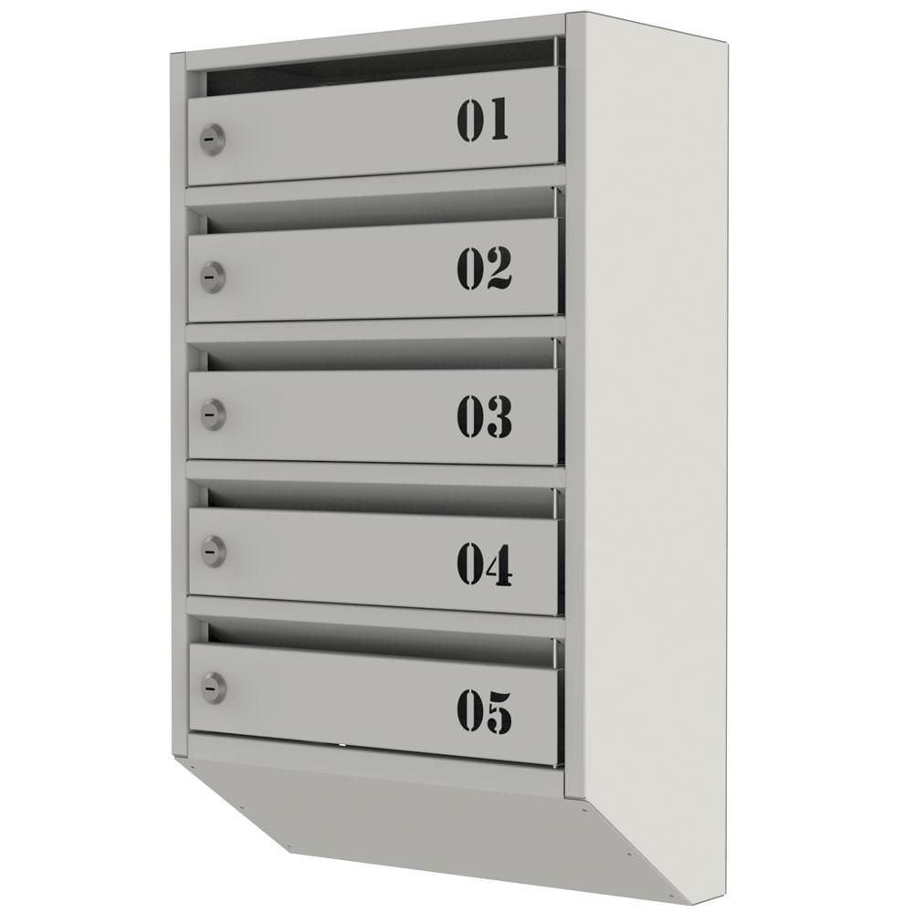 Поштова скринька «Стандарт» (ЯП-05) сіра, фото 1